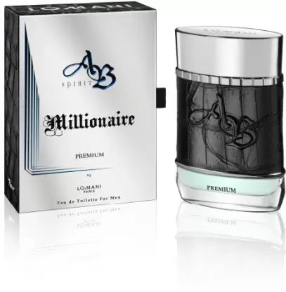 LOMANI AB SPIRIT MILLIONAIRE PREMIUM For Men Eau de Parfum (100 ml)