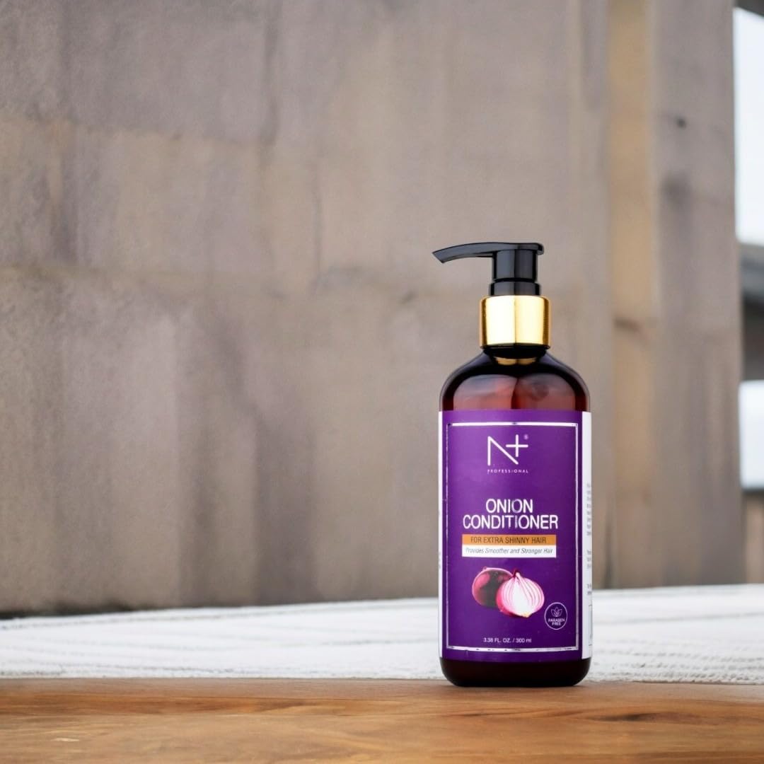 N Plus Professional Onion Hair Conditioner for Extra Shiny Hair (300 ml)