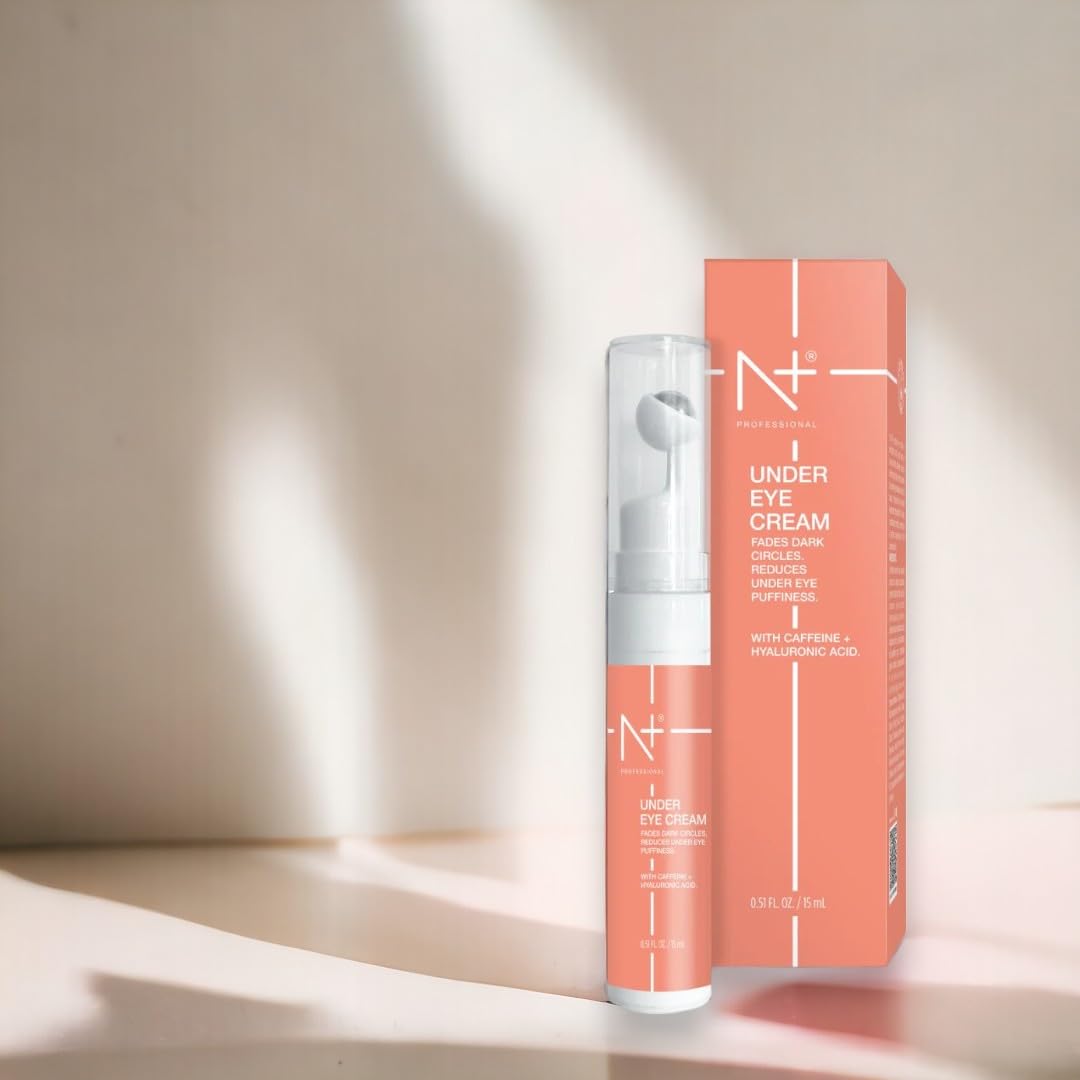N+ Professional Under Eye Cream, with Caffeine + Hyaluronic acid (15 ml)