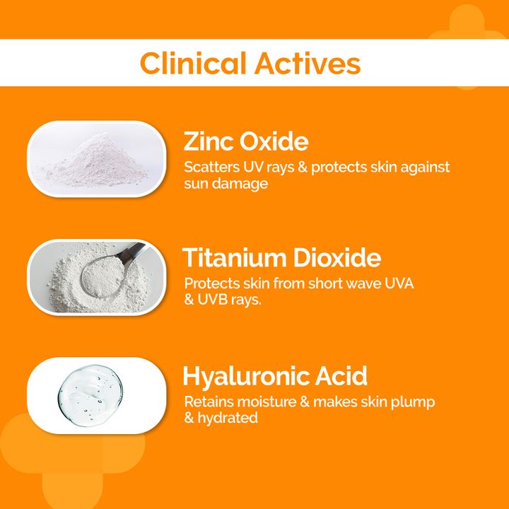 The Derma Co 1% Hyaluronic Tinted Sunscreen Gel with SPF 60 & PA++++(50g)