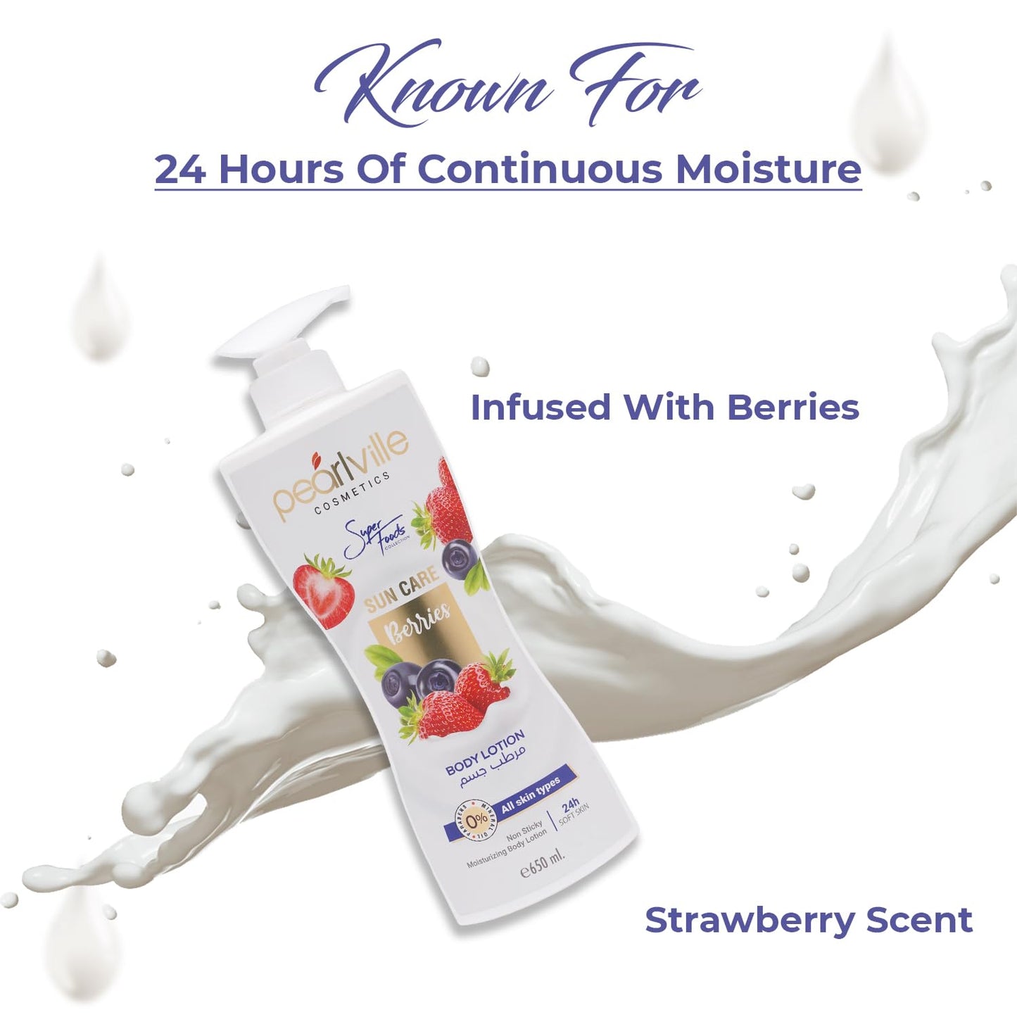 Pearlville Suncare Berries Body lotion (650 ml)