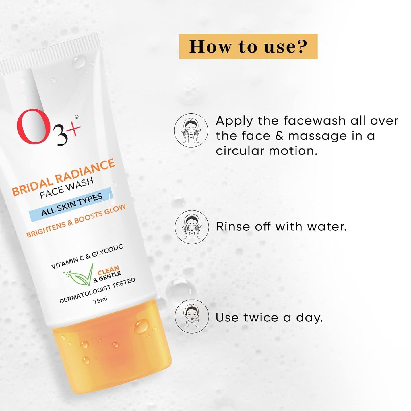 O3+ Bridal Radiance Facewash (75 ml)
