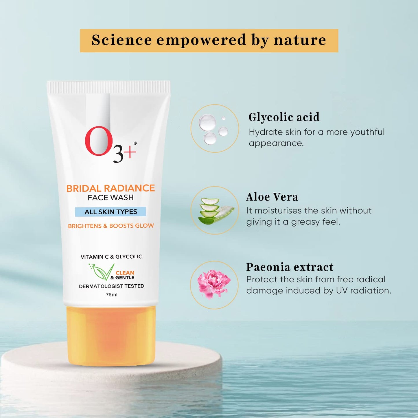 O3+ Bridal Radiance Facewash (75 ml)