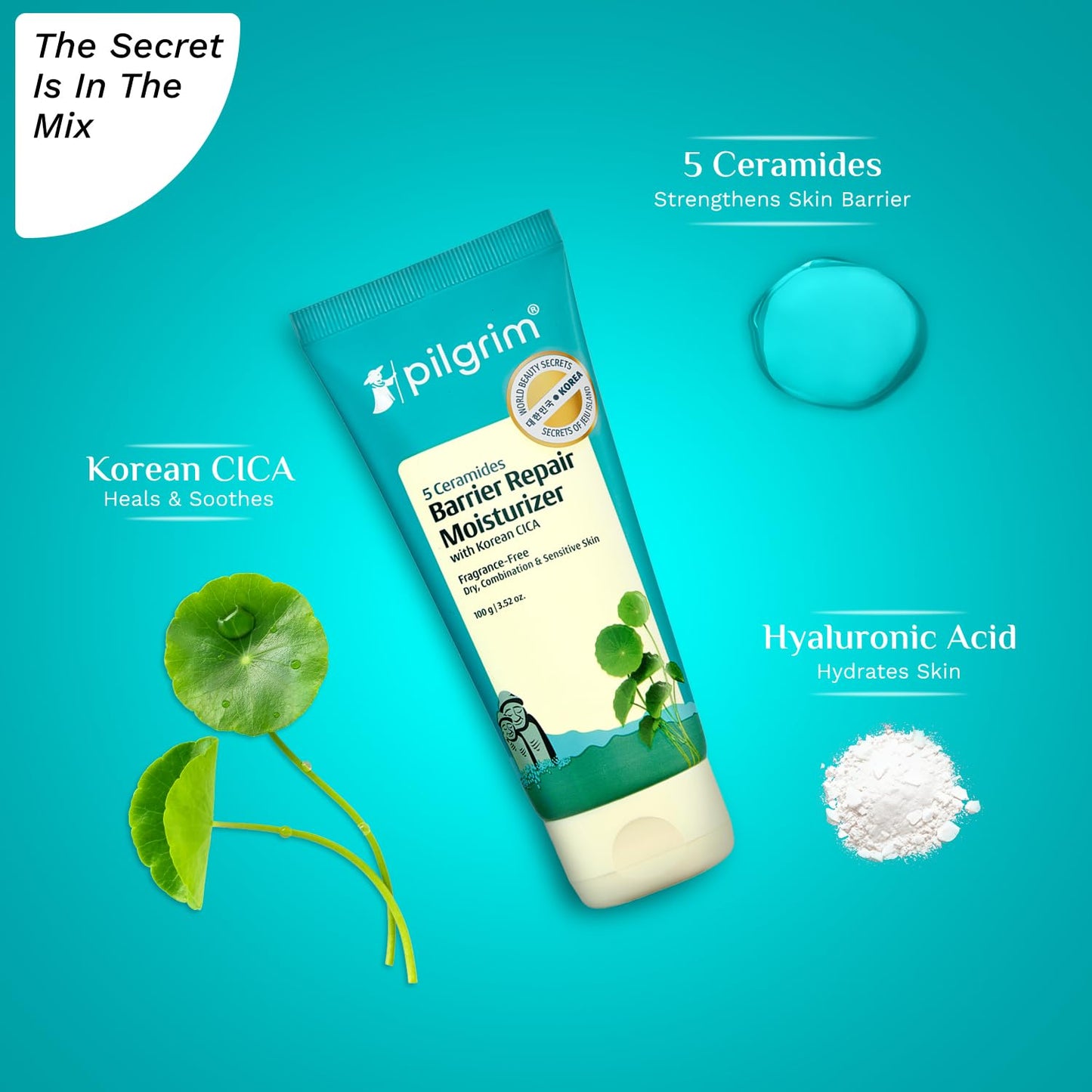 Pilgrim 5 Ceramides Barrier Repair Moisturizer (100 g)