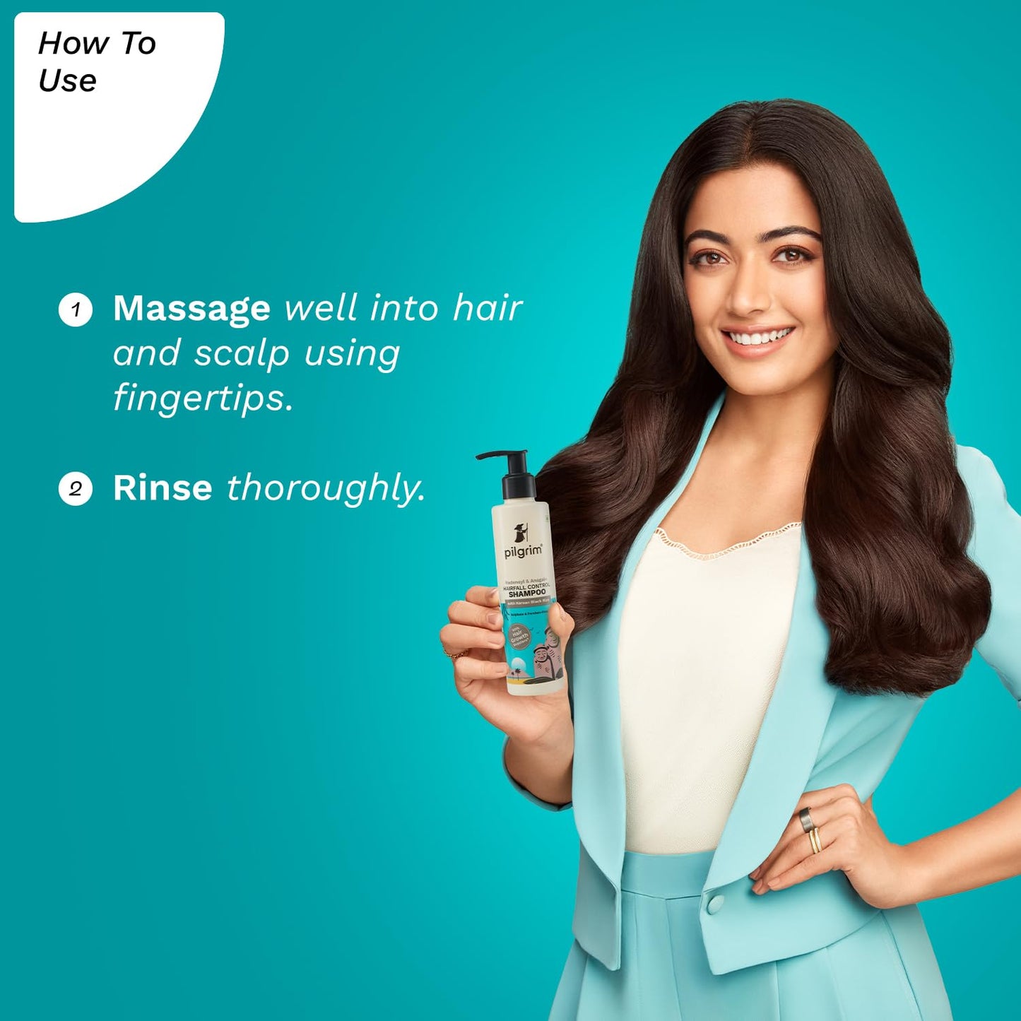 Pilgrim Redensyl & Anagain Hairfall Control Shampoo with Korean Black Rice (200 ml)