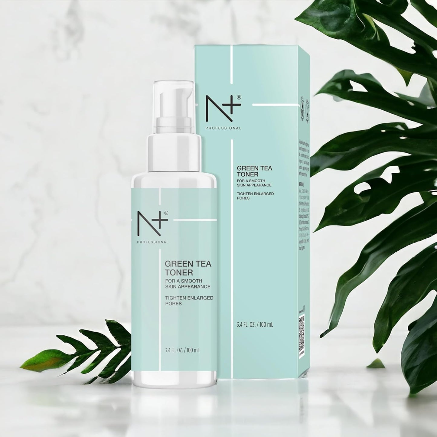 N Plus Professional Green Tea Toner for Smooth Skin (100 ml)
