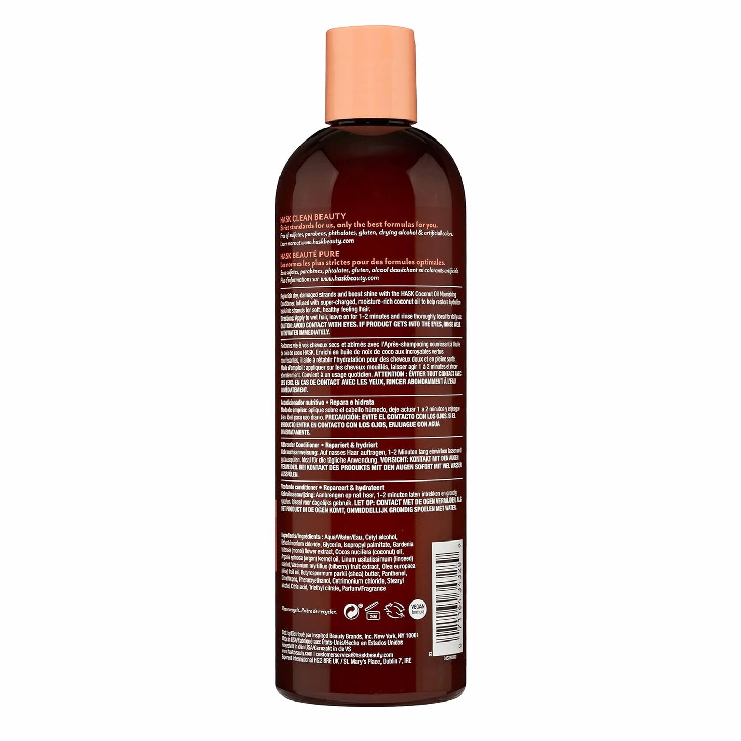 HASK Coconut Oil Nourishing Conditioner (355 ml)