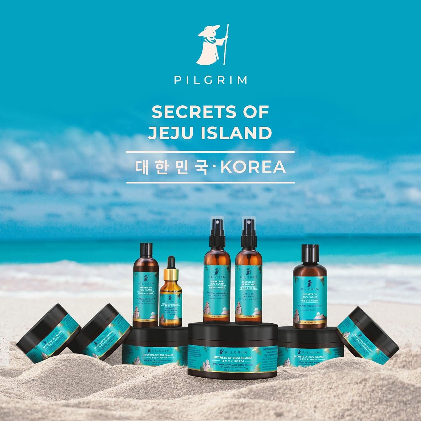 Pilgrim Volcanic Lava Ash Face Wash with Yugdugu & White Lotus (100 ml)