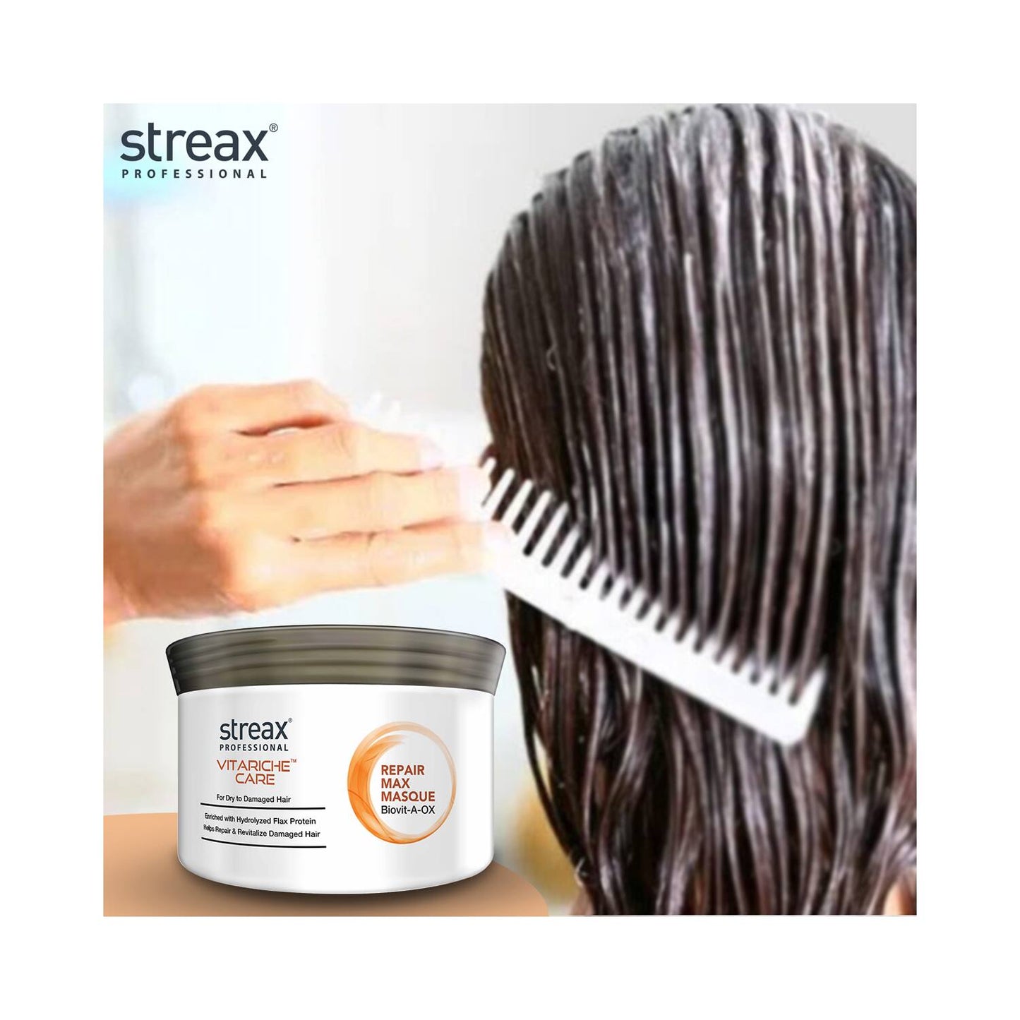 Streax Professional Vitarich Care Repair Max Masque (500 g)