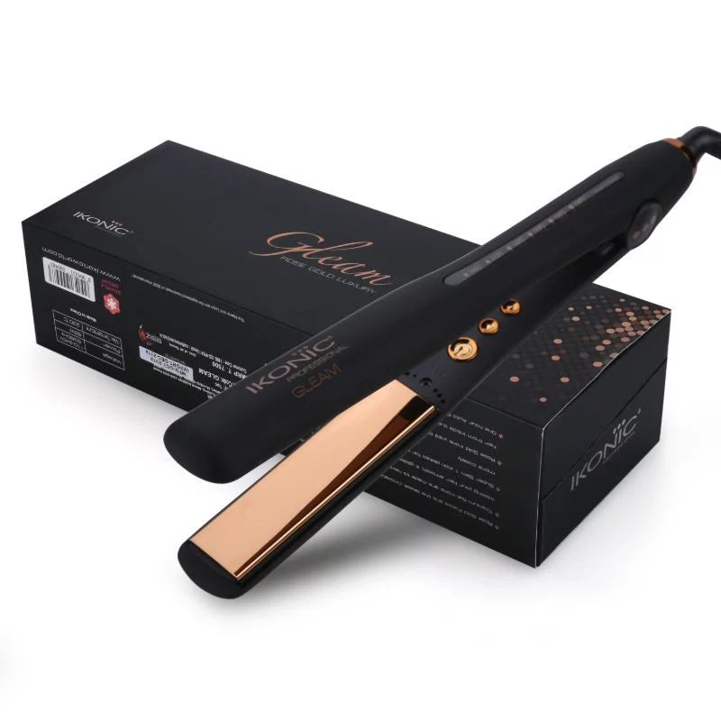 Ikonic Professional Hair Straightener Gleam (Rose Gold)