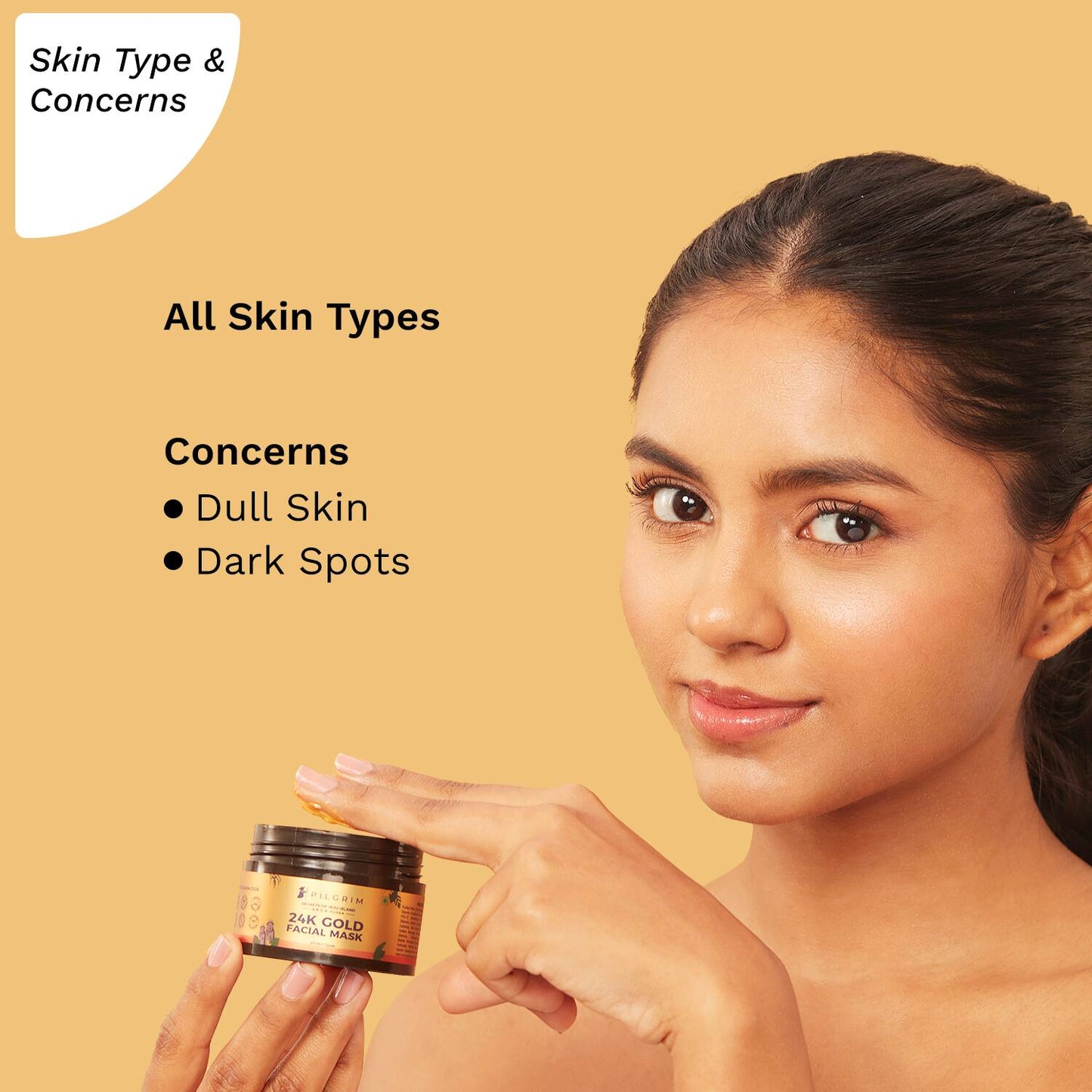 Pilgrim 24K Gold Facial Mask (50 g)