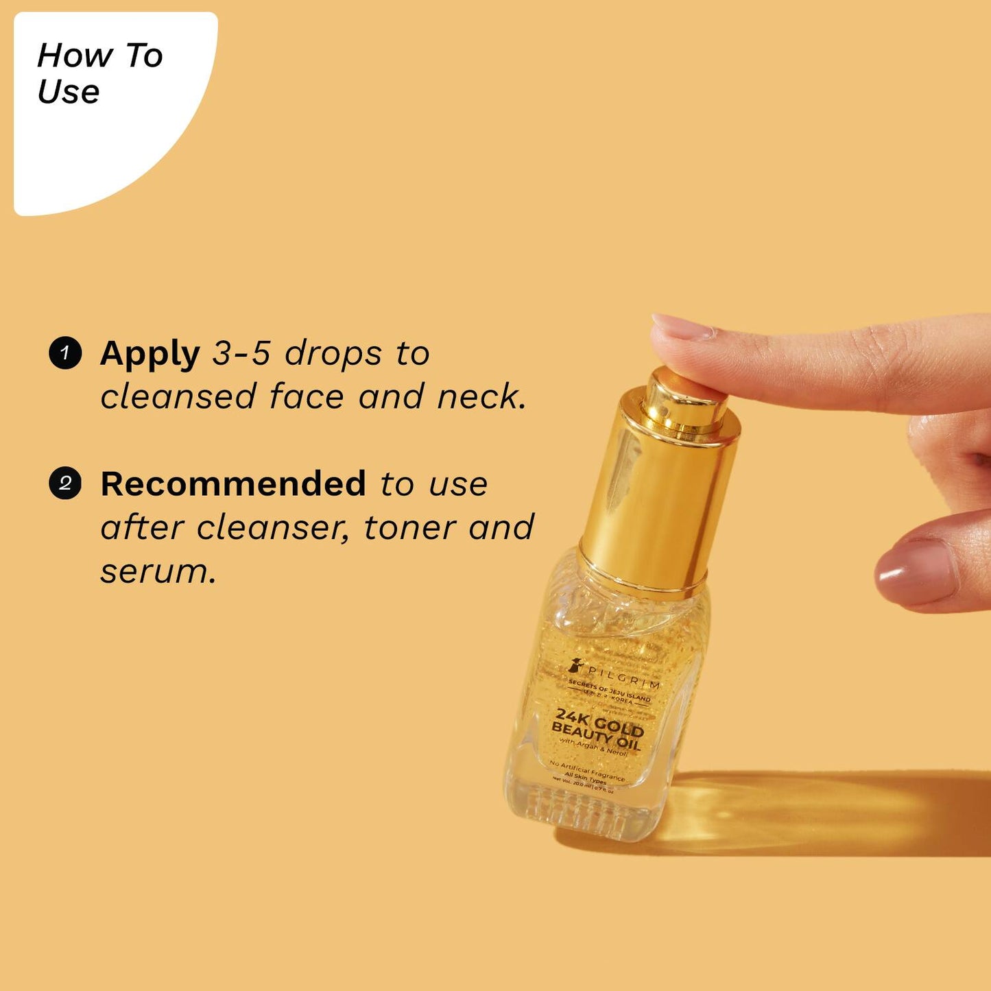 Pilgrim 24K Gold Beauty Oil (15 ml)