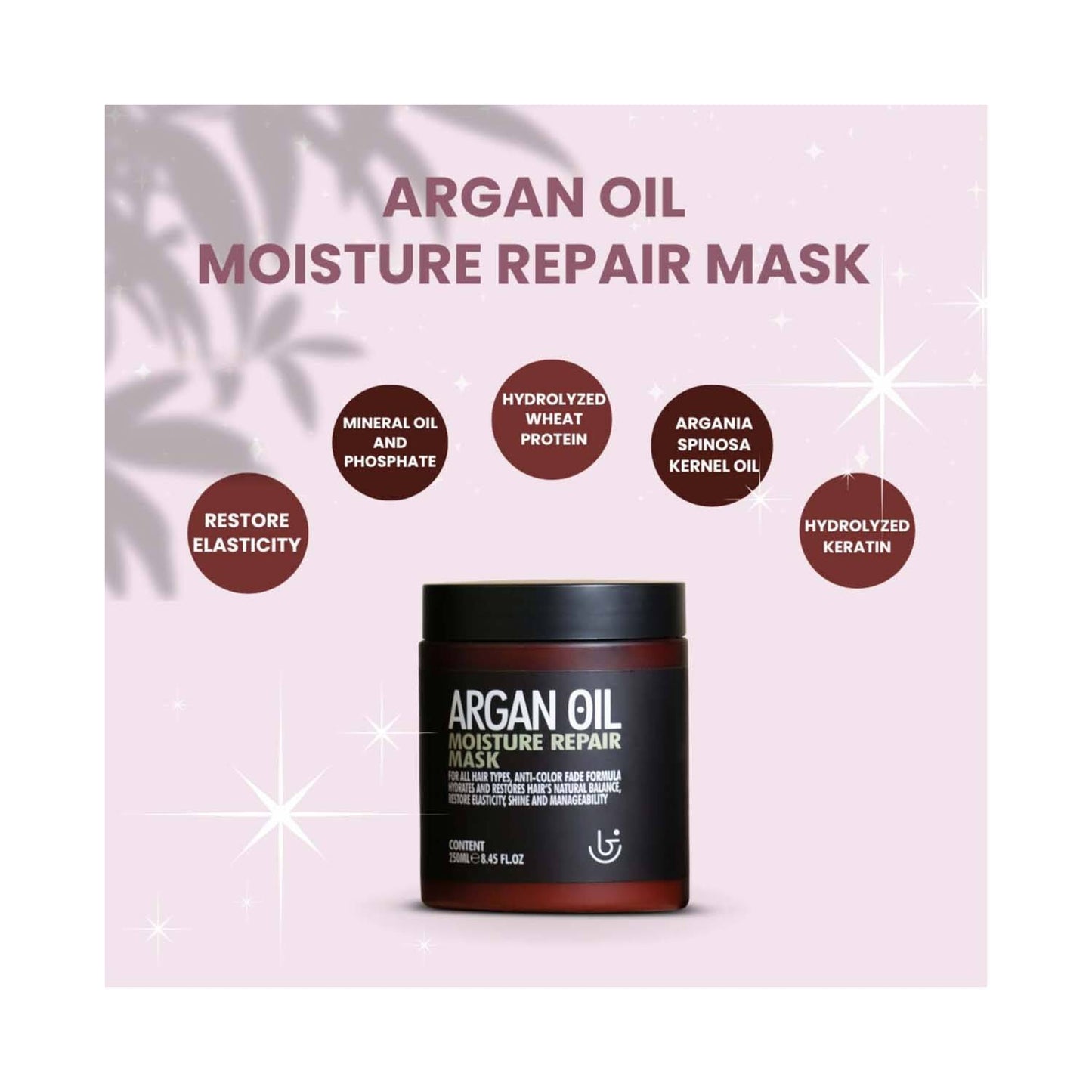 Beauty Garage Argan Oil Moisture Repair Mask (250 ml)