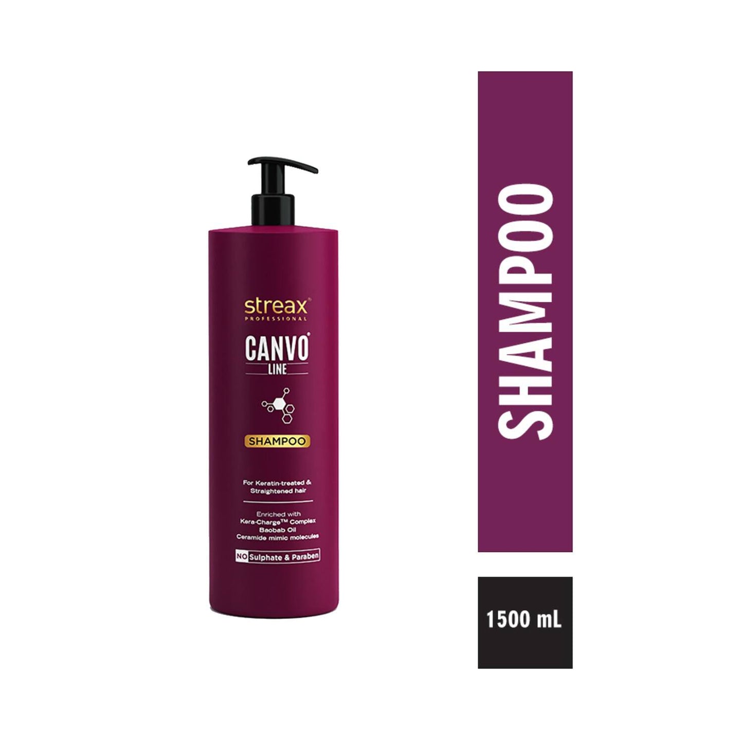 Streax Professional Canvoline Shampoo (1500 ml)
