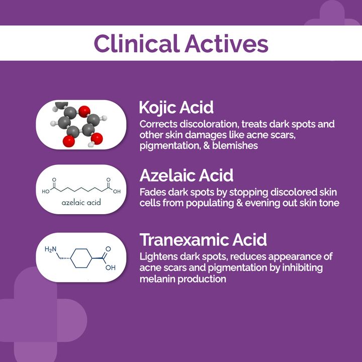 The Derma Co 3% Kojic Acid Dark Spot Corrector Gel with Azelaic & Tranexamic Acid - 30g