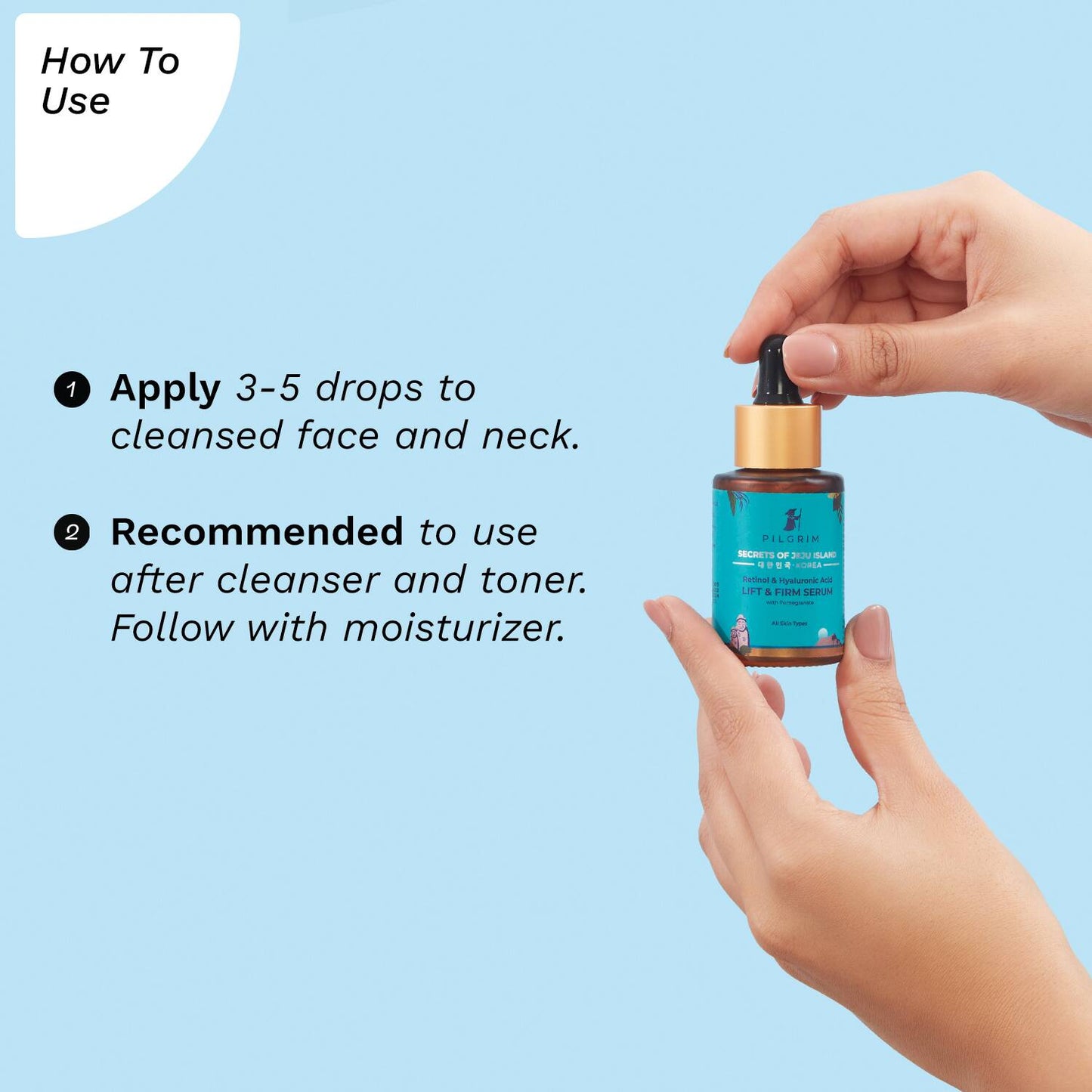 Pilgrim Retinol & Hyaluronic Acid Lift & Firm Serum (30 ml)