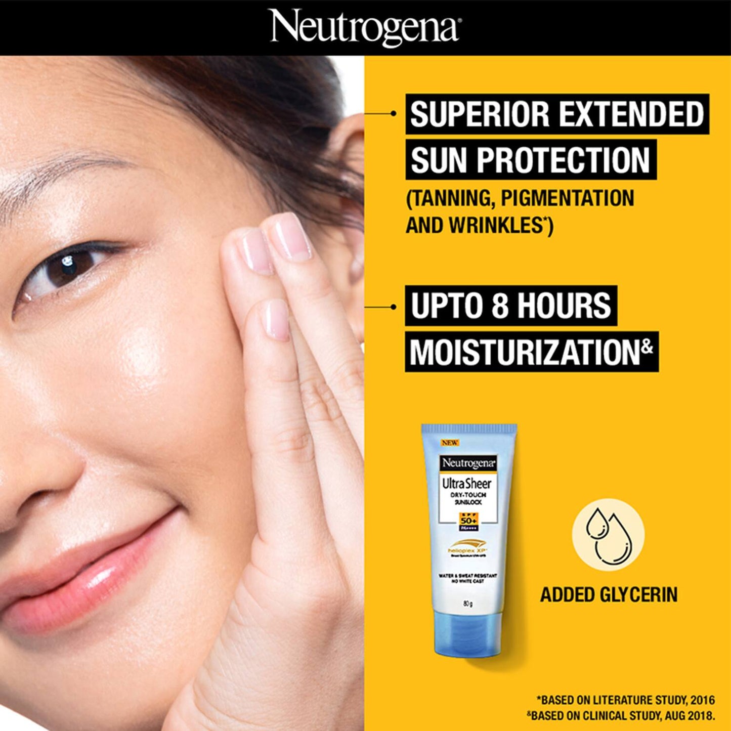 Neutrogena Ultrasheer SPF50+ PA+++ Face Sunscreen (80 g)