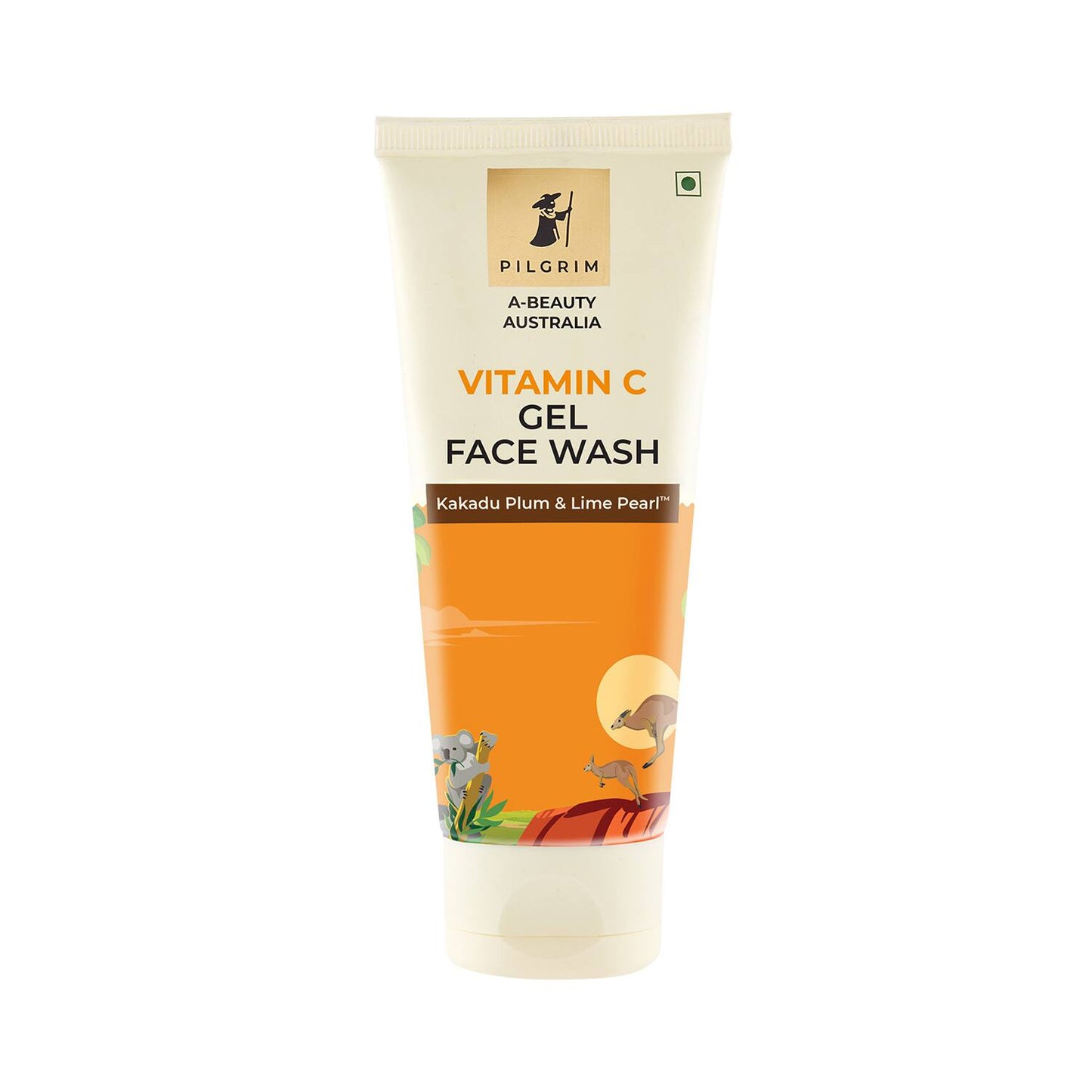 Pilgrim Vitamin C Gel Face Wash With Kakadu Plum & Lime Pearl (100 ml)