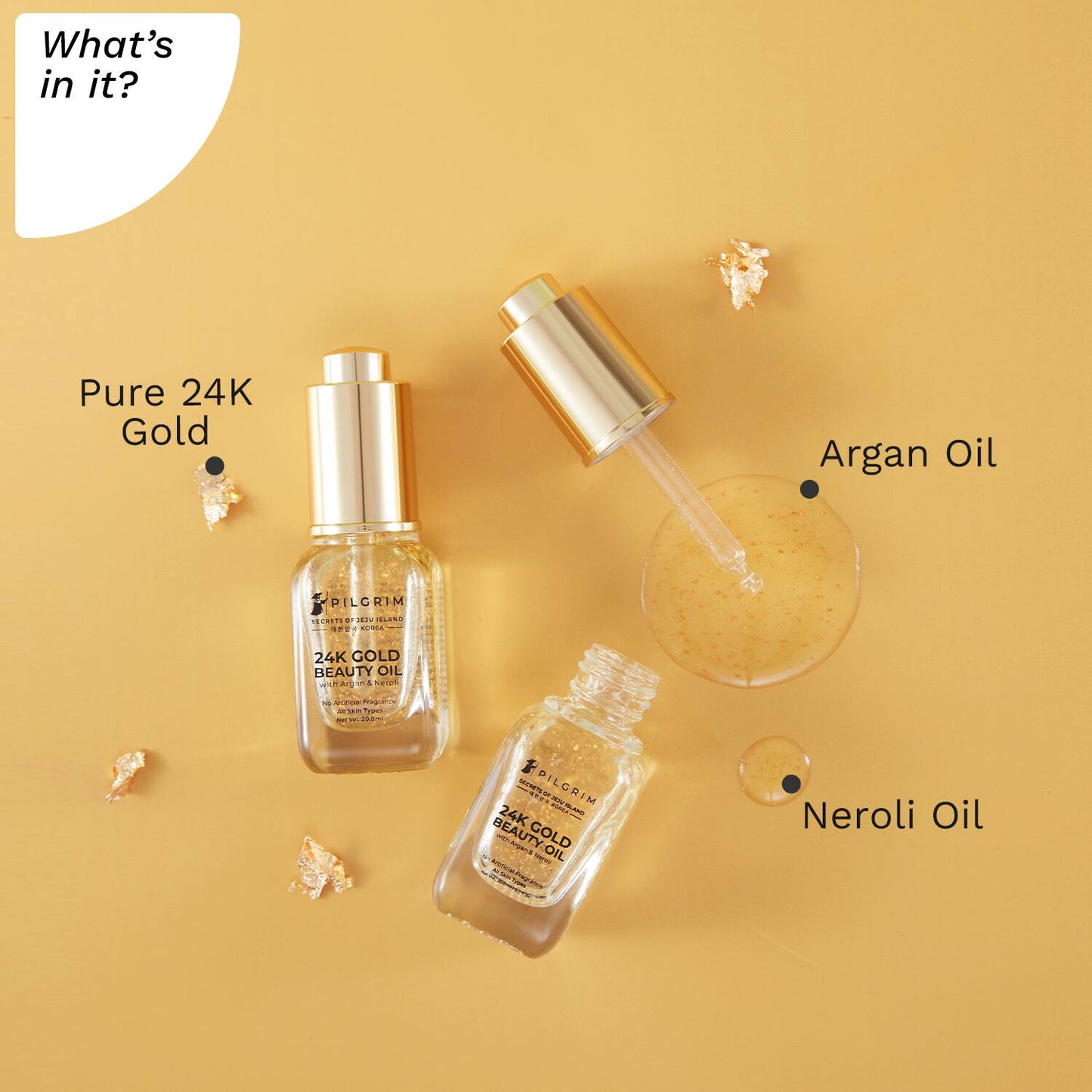 Pilgrim 24K Gold Beauty Oil (15 ml)