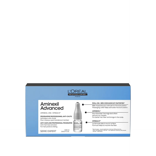 L'Oreal Professionnel Aminexil Advanced Hair Serum 10 X 6 Ml (10Pcs) (6ml Each)