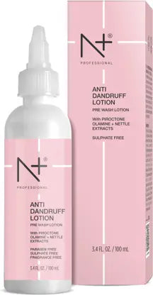 N PLUS Anti Dandruff Lotion, Pre wash lotion with Piroctoneolamine + Nettle Extracts  (100 ml)