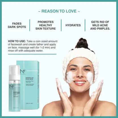 N PLUS Mineralise Facewash Face Wash  (100 ml)