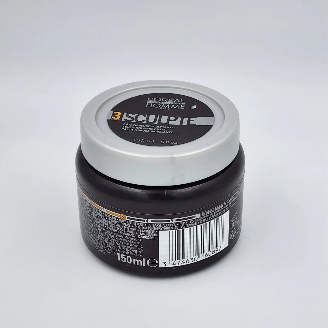 L'Oreal Professionnel Paris Homme Sculpte 3 Force (sculpting Fibre Paste) (150ml)
