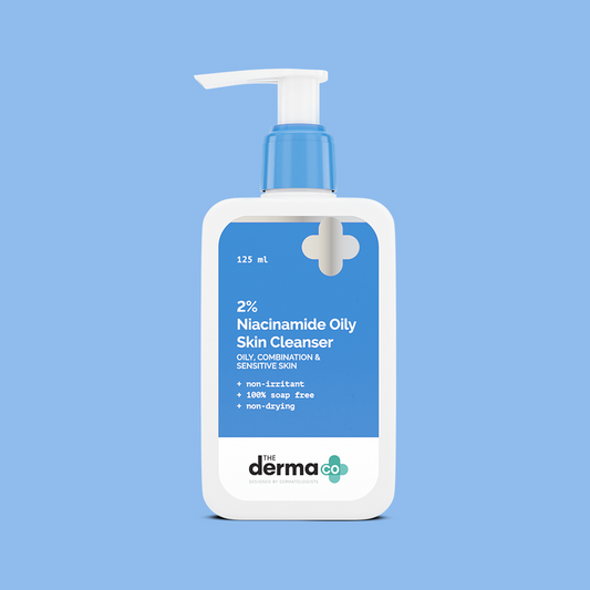 The Derma Co 2% Niacinamide Oily Skin Cleanser for Sensitive, Oily & Combination Skin(125ML)