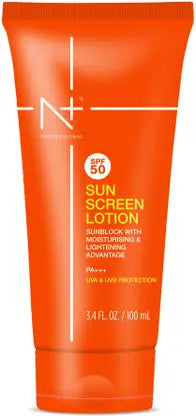 N Plus Professional UVA & UVB Protection SPF 50 PA+++ Sunscreen Lotion  (50 ml)