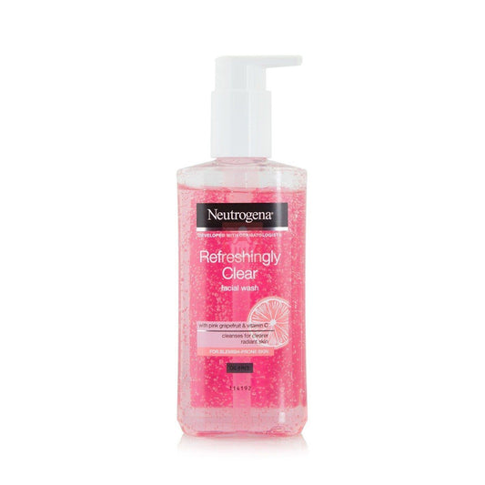 Neutrogena REFRESHINGLY CLEAR Pink Grapefruit Facial Wash (200 ml)