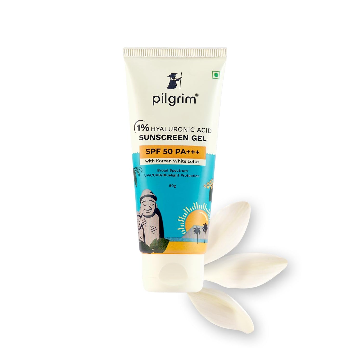 Pilgrim 1% Hyaluronic Acid Sunscreen Gel SPF 50 PA+++ (50 g)