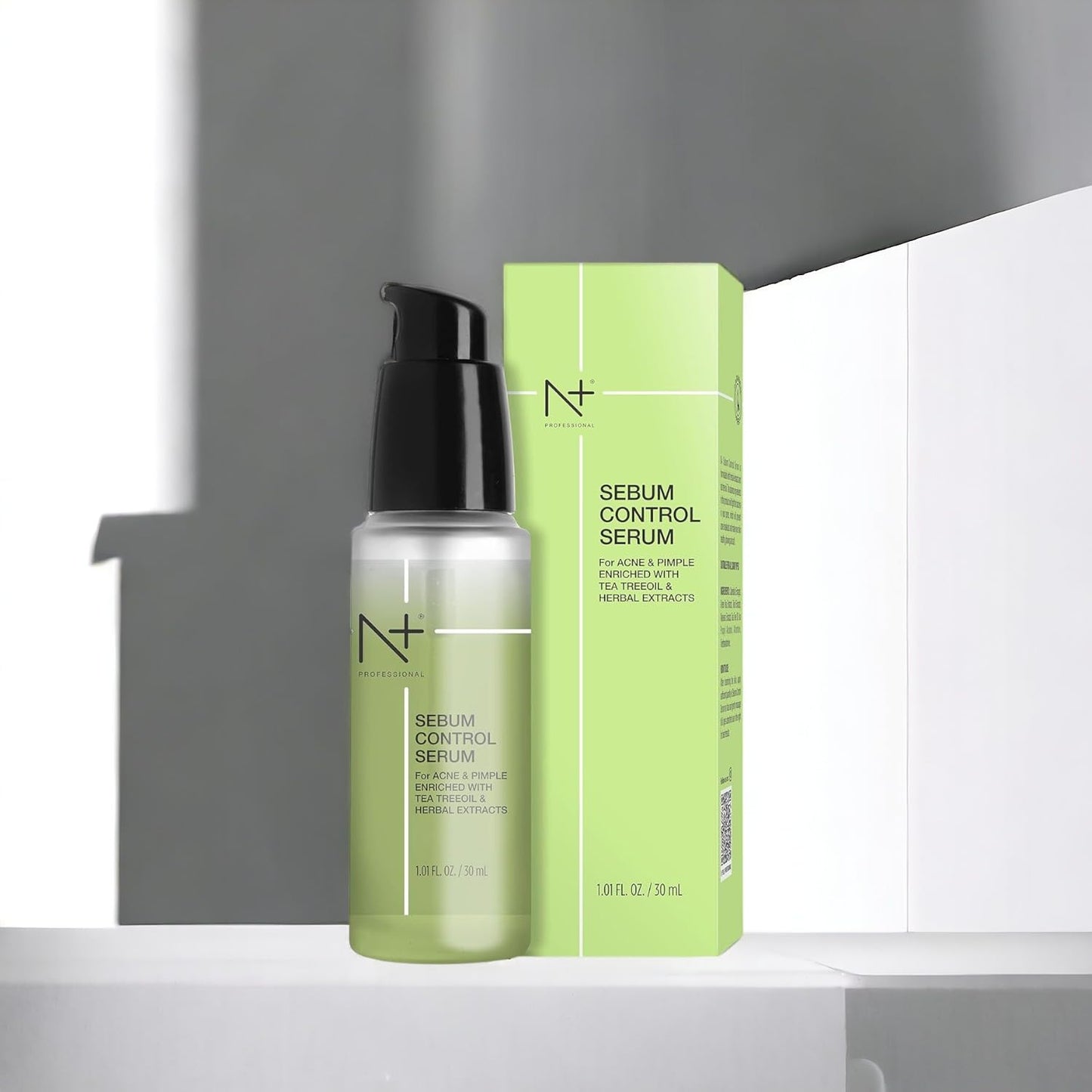 N Plus Professional Sebum Control Face Serum - For Acne And Pimple - Paraben Free  (30 ml)