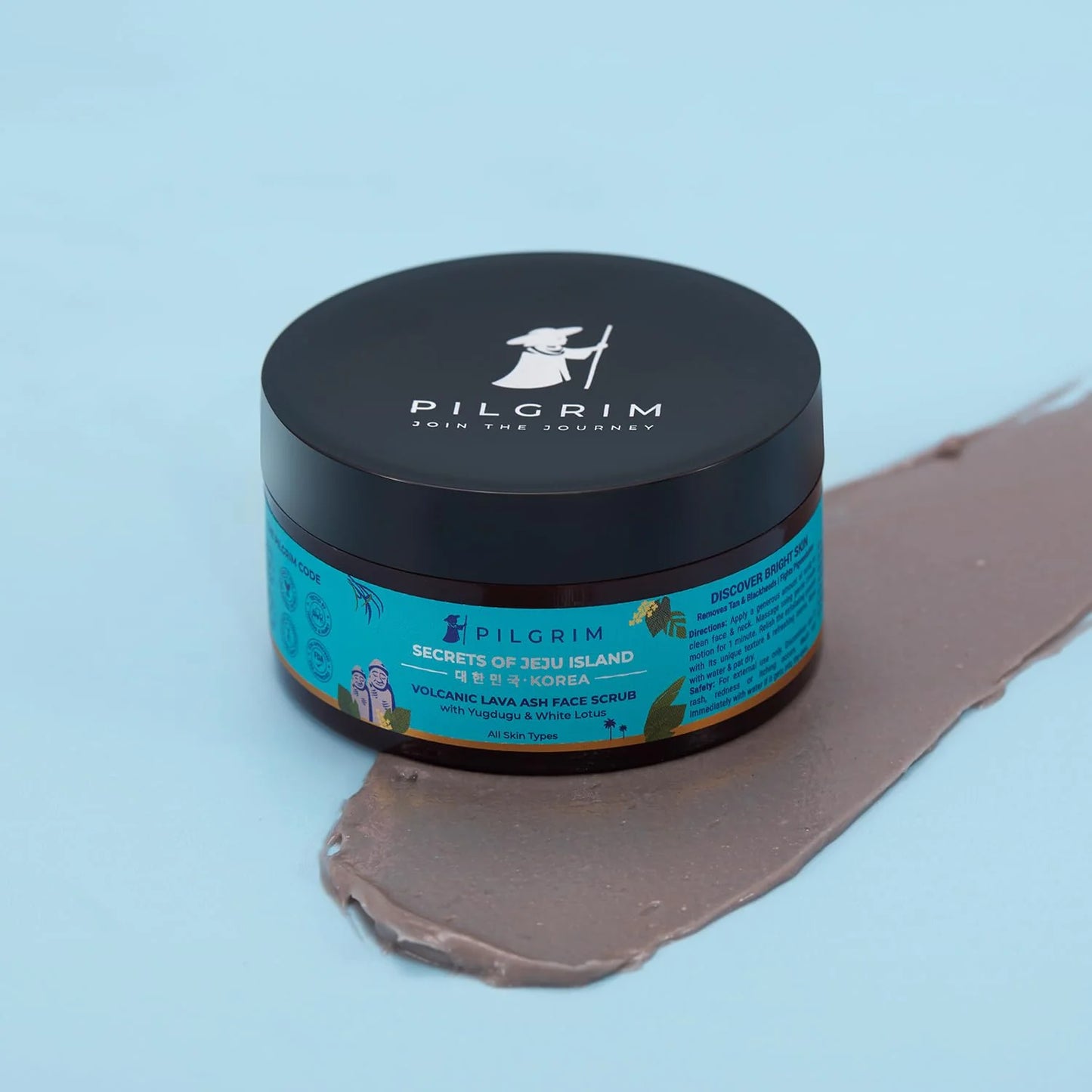 Pilgrim Volcanic Lava Ash Face Scrub With Yugdugu & White Lotus (100 g)