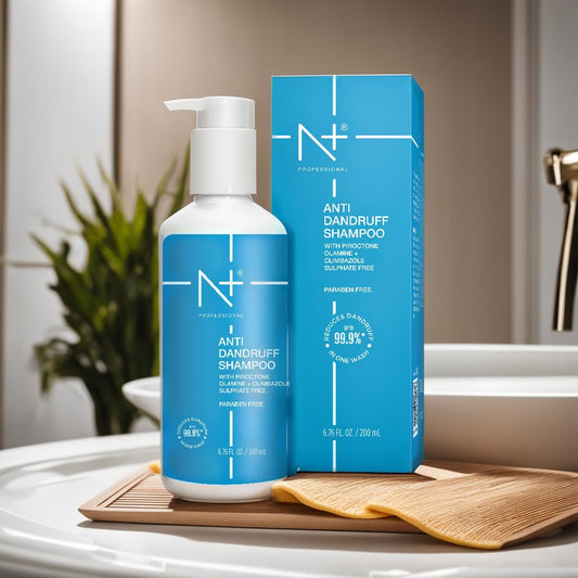N Plus Professional Anti Dandruff Shampoo With Piroctone Olzamine + Climbazole (200 ml)