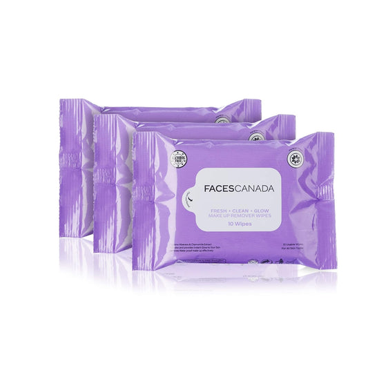 Faces Canada Fresh Clean Glow Makeup Remover Wipes