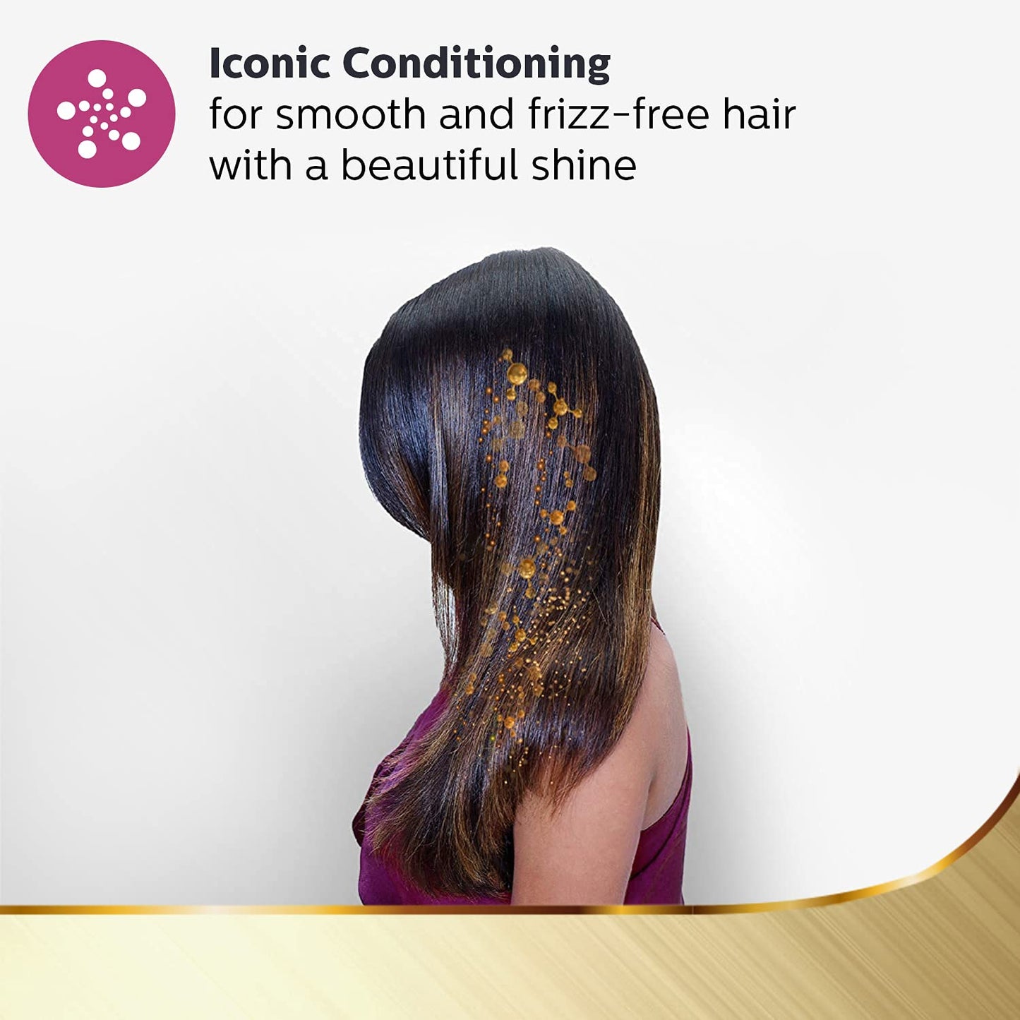 Philips BHS736/00 Kerashine Titanium Wide Plate Straightener With Silk Protect Technology