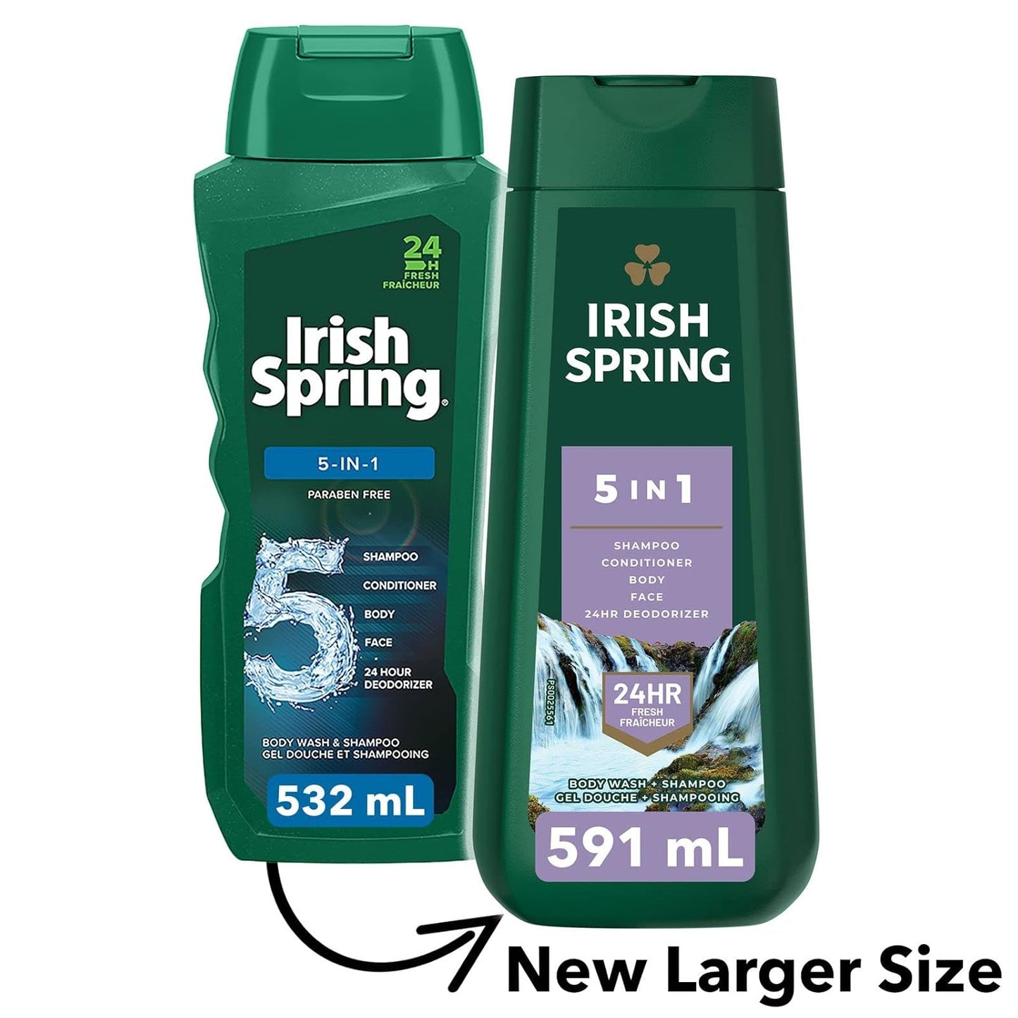 Irish Spring 5-in-1 Body Wash for Men (591 ml)