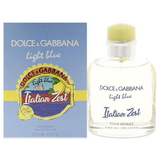 Dolce & Gabbana Light Blue Pour Homme Italian Zest Eau De Toilette  (125ml)