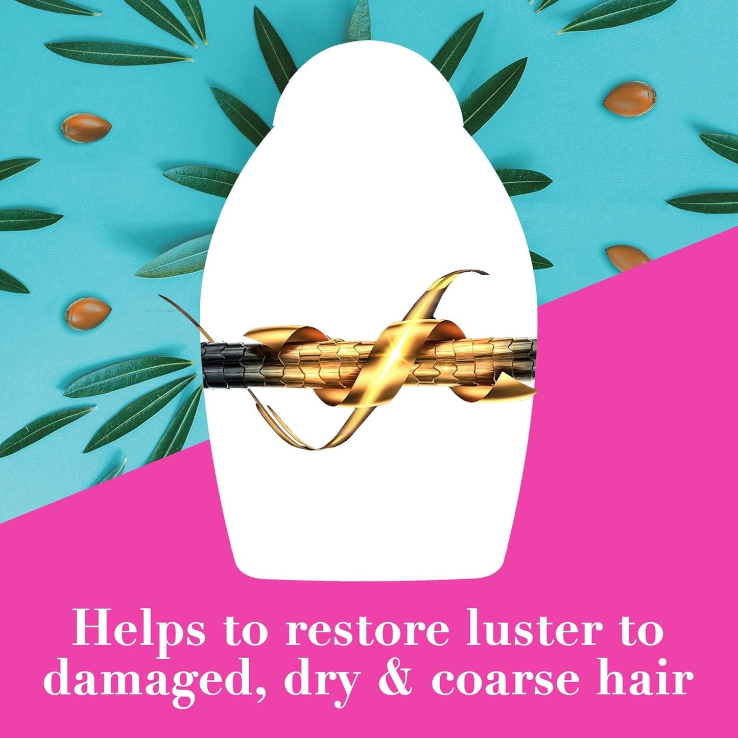OGX Hair Oil, Renewing + Argan Oil Of Morocco, Extra Penetrating Oil, Dry and Coarse Hair Types, (100 ml)