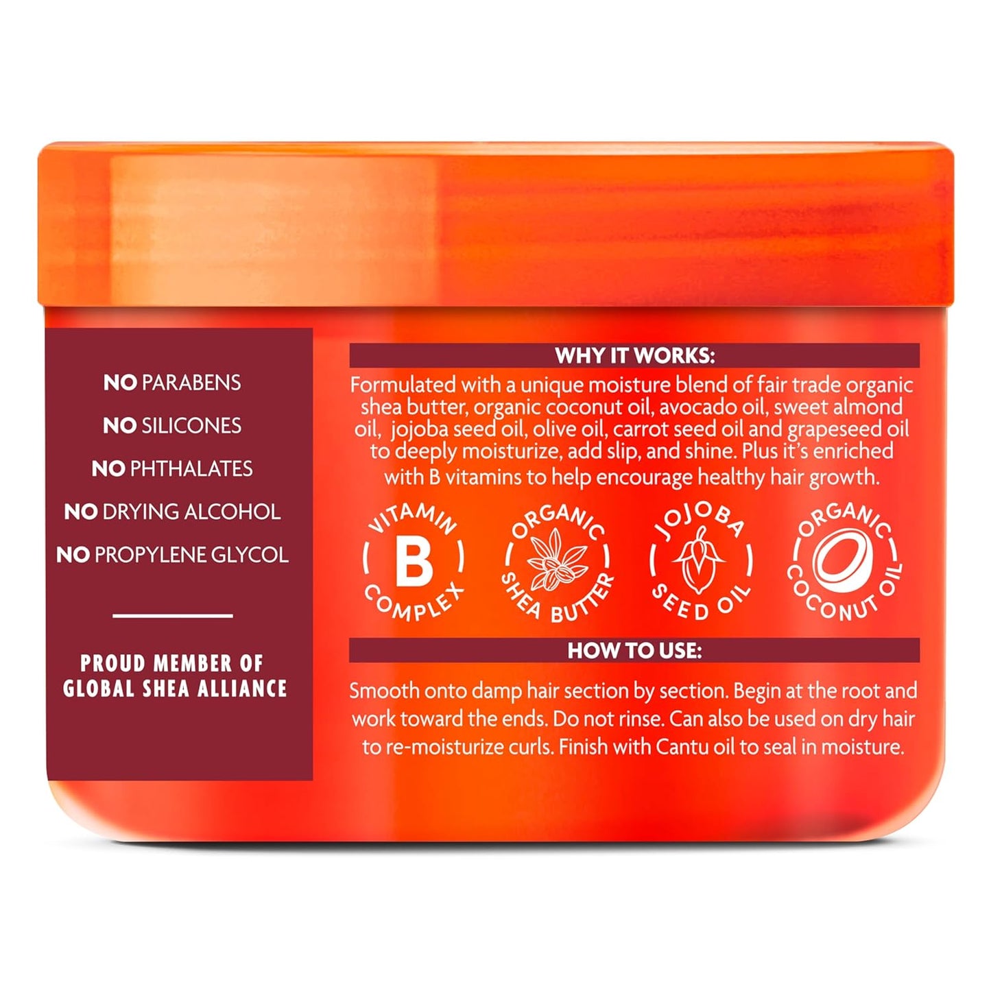 Cantu, Shea Butter, Coconut Curling Cream  (340 g)