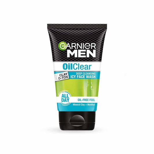 Garnier Men Oil Clear Deep Cleansing Icy Face Wash (100 g)