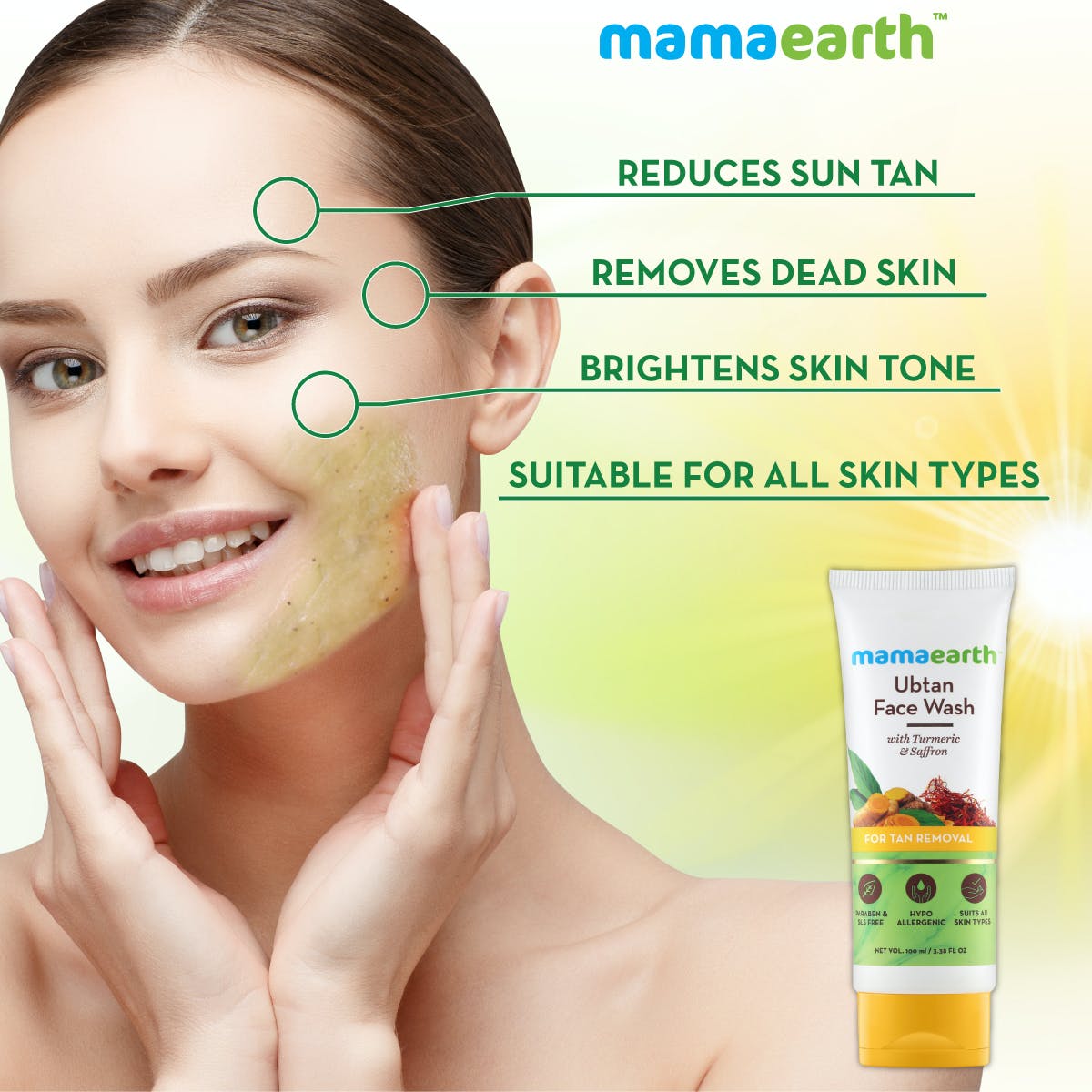 MamaEarth Ubtan Face Wash (100 ml)