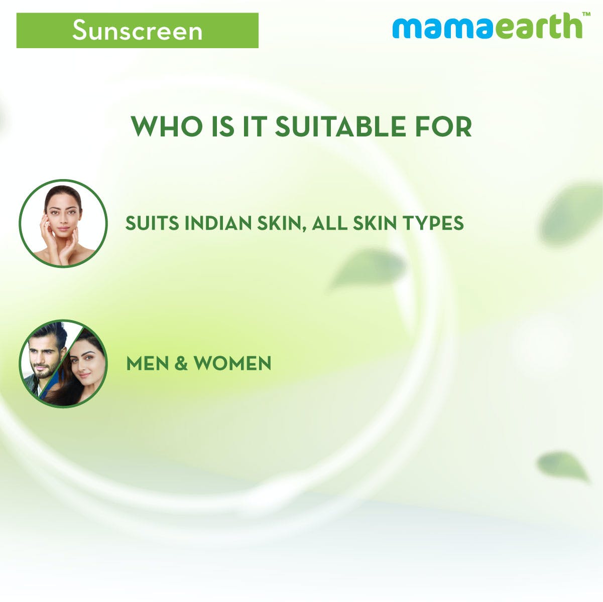 MamaEarth Ultra Light Indian Sunscreen SPF 50 PA+++ (80 g)