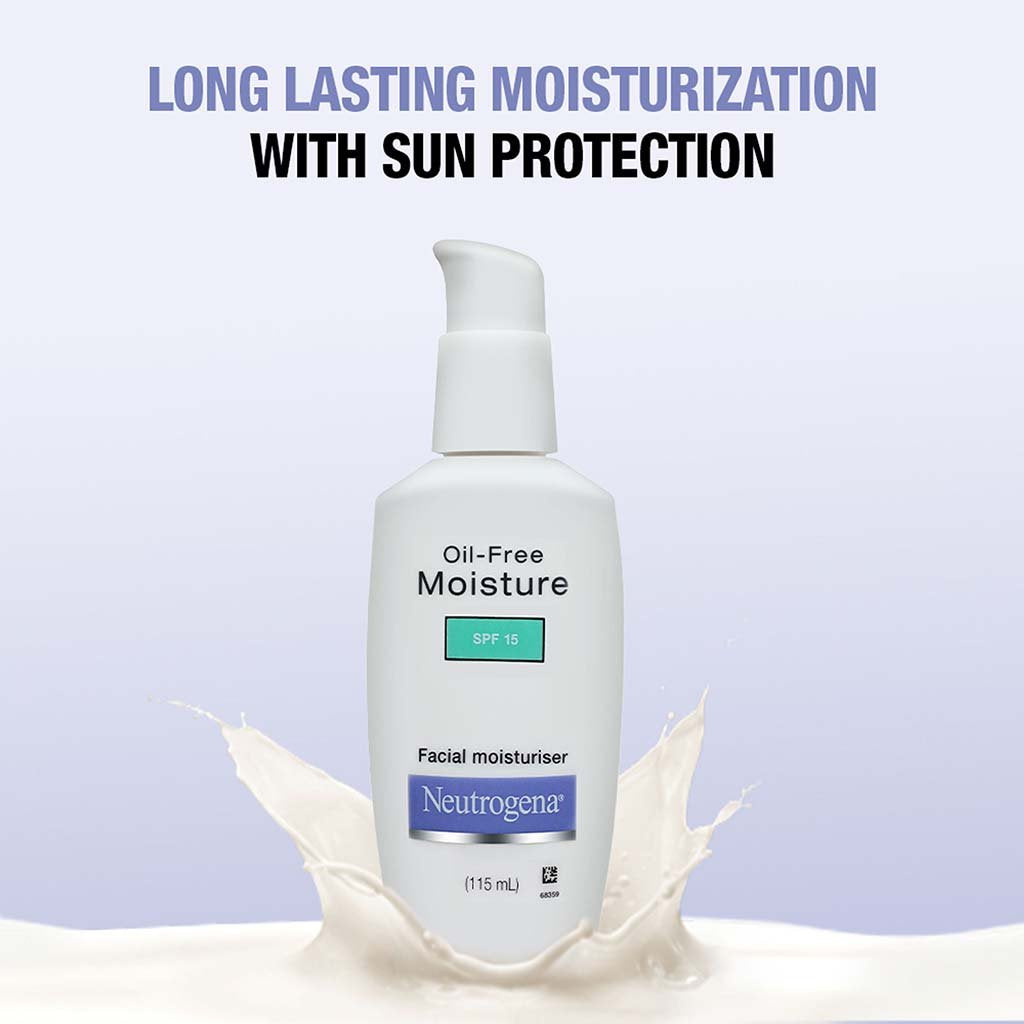 Neutrogena Oil Free Moisture SPF 15 Facial Moisturiser (115 ml)