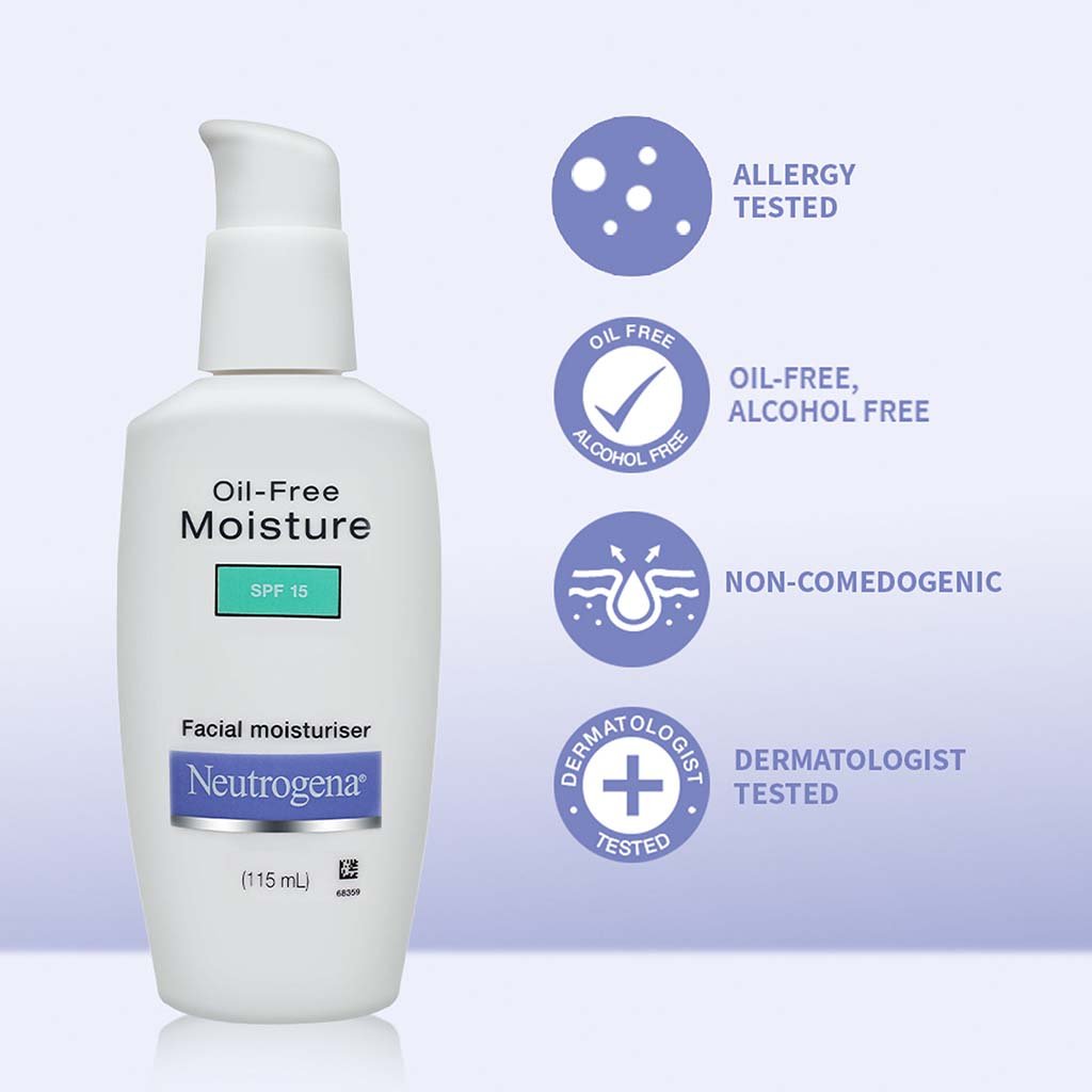 Neutrogena Oil Free Moisture SPF 15 Facial Moisturiser (115 ml)