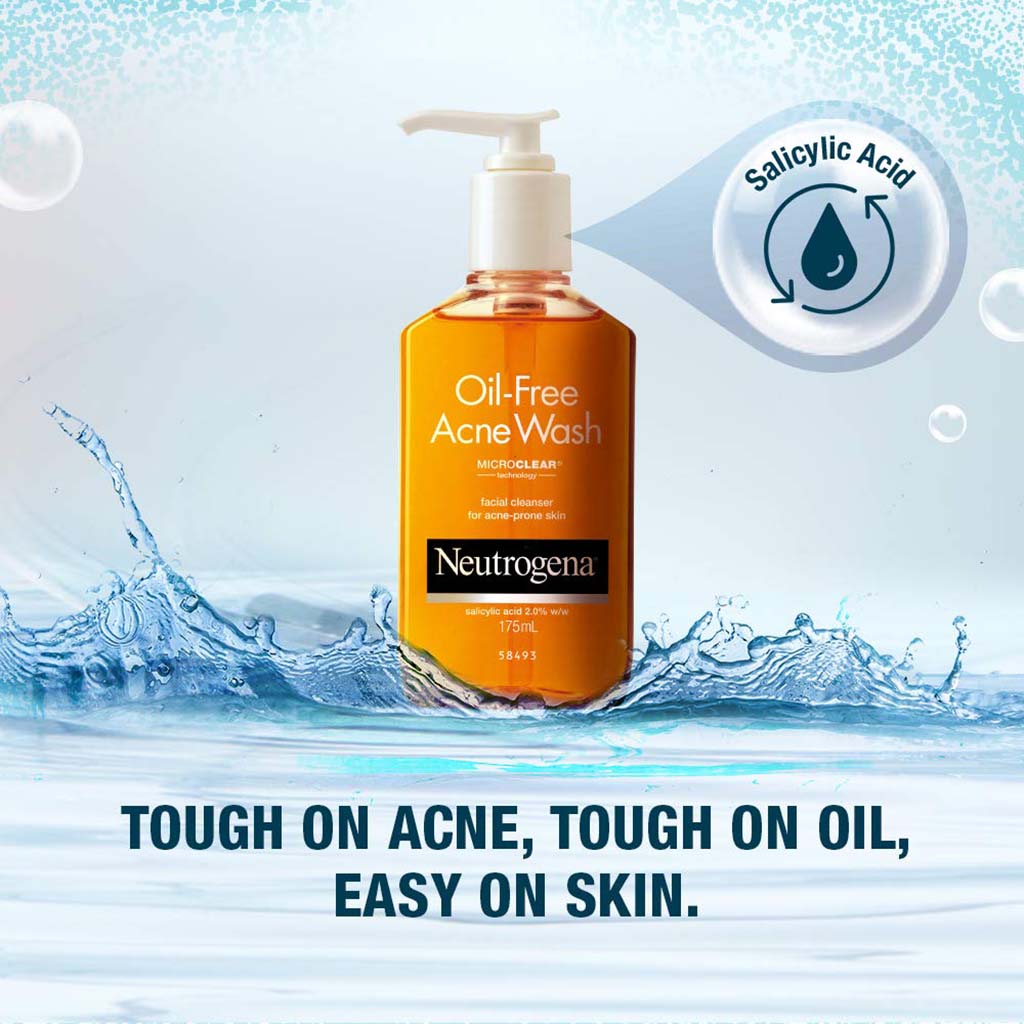 Neutrogena Oil Free Acne Wash (175 ml)
