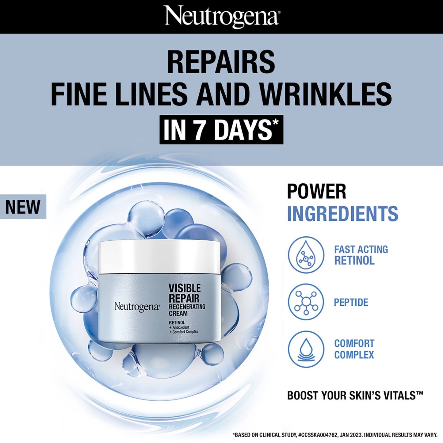 Neutrogena Visible Repair Regenerating Cream (50 g)