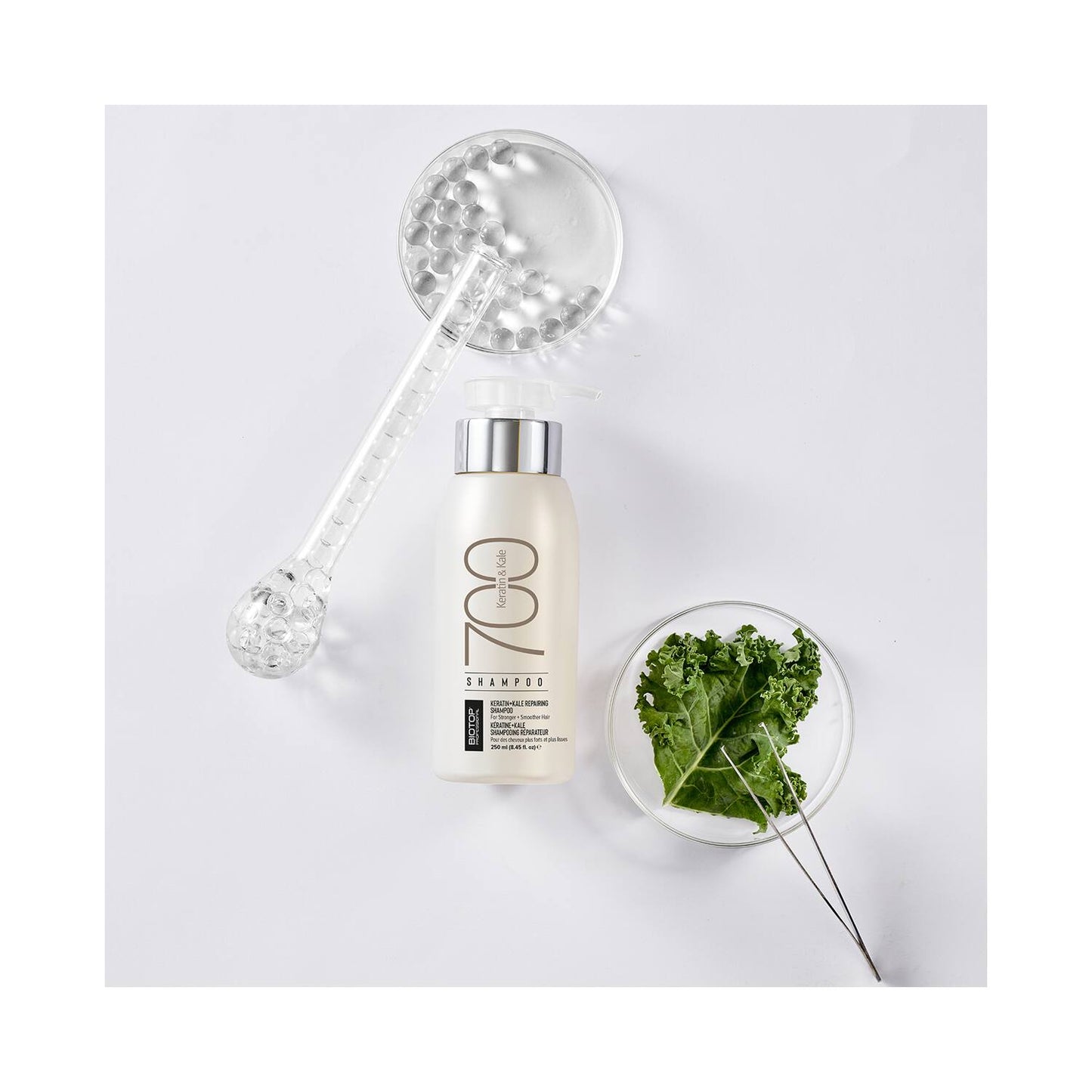 Biotop Professional 700 Keratin + Kale Repairing Shampoo (250ml)