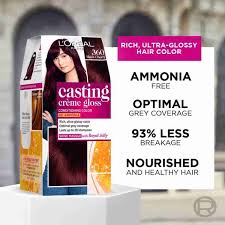 L'Oreal Paris Casting Creme Gloss Hair Color, 360 Black Cherry, 87.5g+72ml
