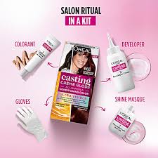 Loreal Paris Casting Creme Gloss Hair Color, 665 Raspberry, 87.5g+72ml